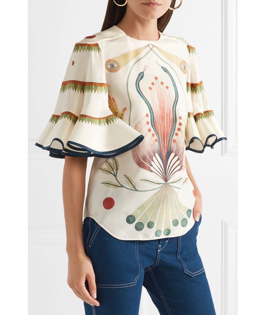 CHLOE Шелковая блузы, фото 3