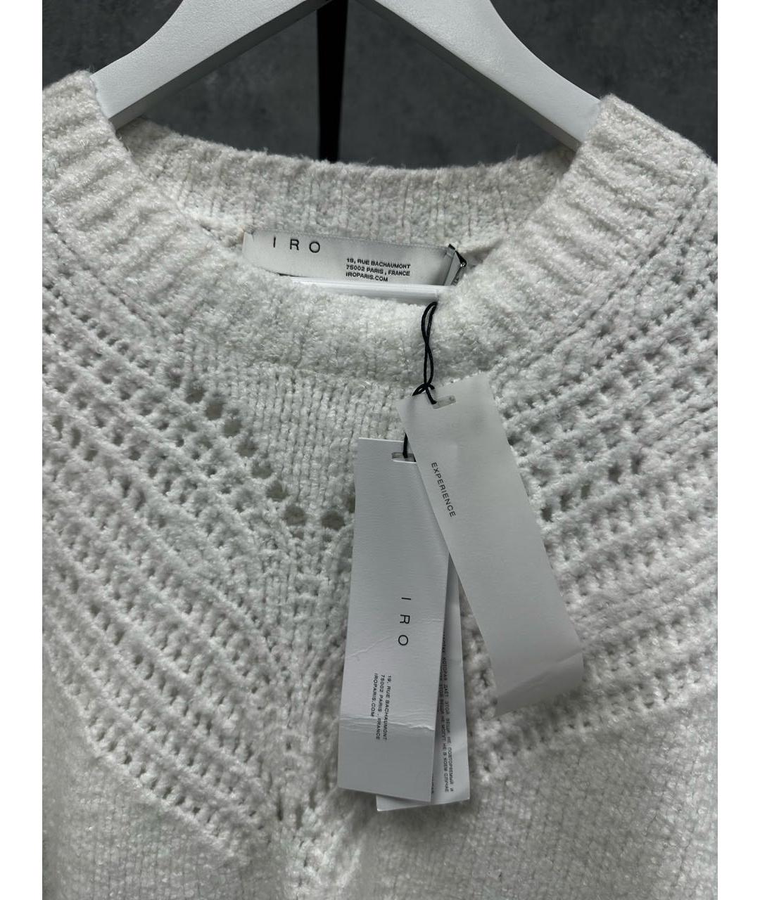 IRO Белый шерстяной джемпер / свитер, фото 4