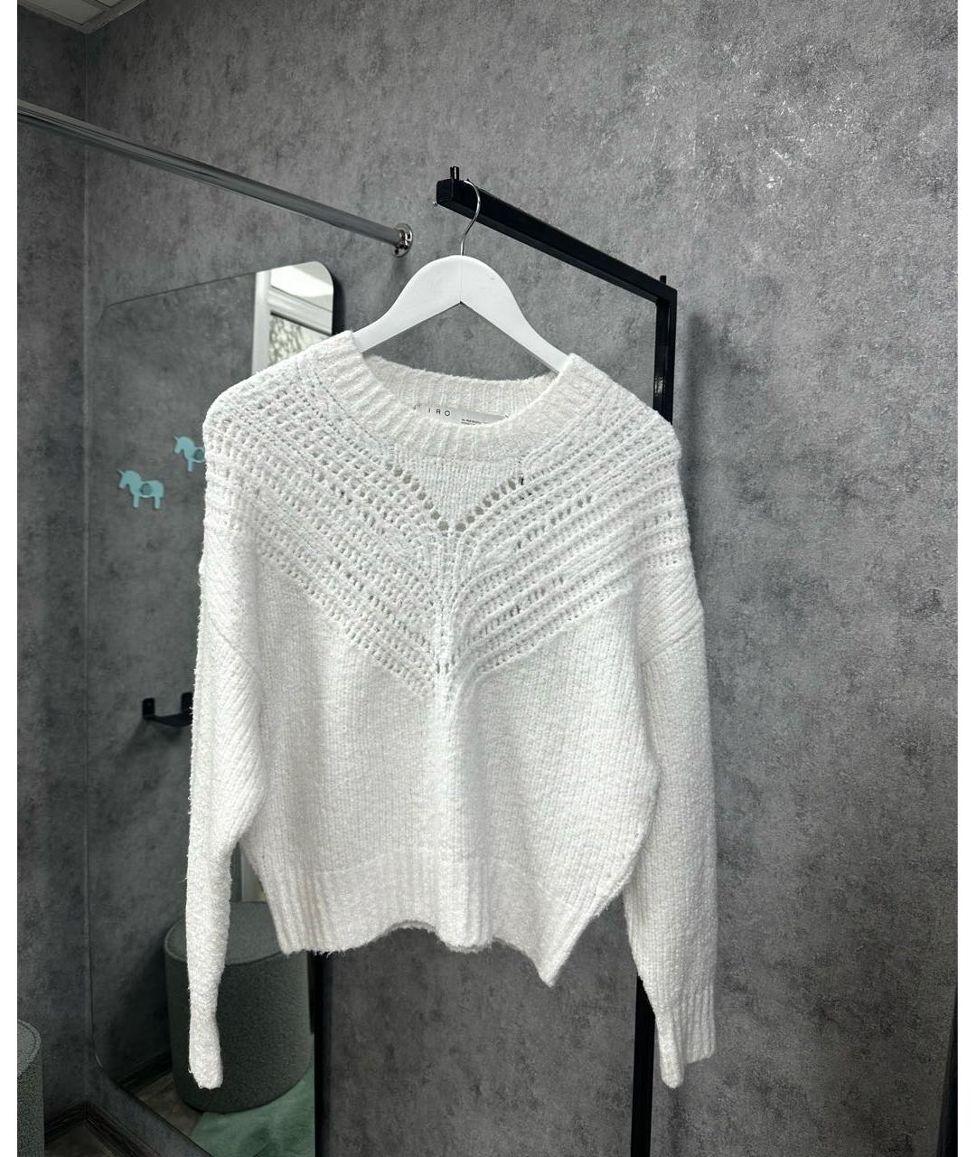 IRO Белый шерстяной джемпер / свитер, фото 5