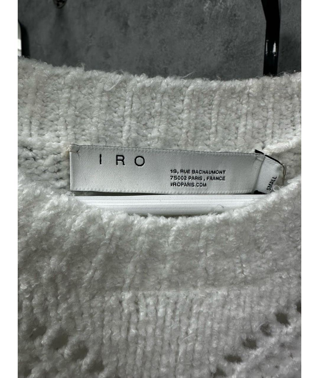 IRO Белый шерстяной джемпер / свитер, фото 3