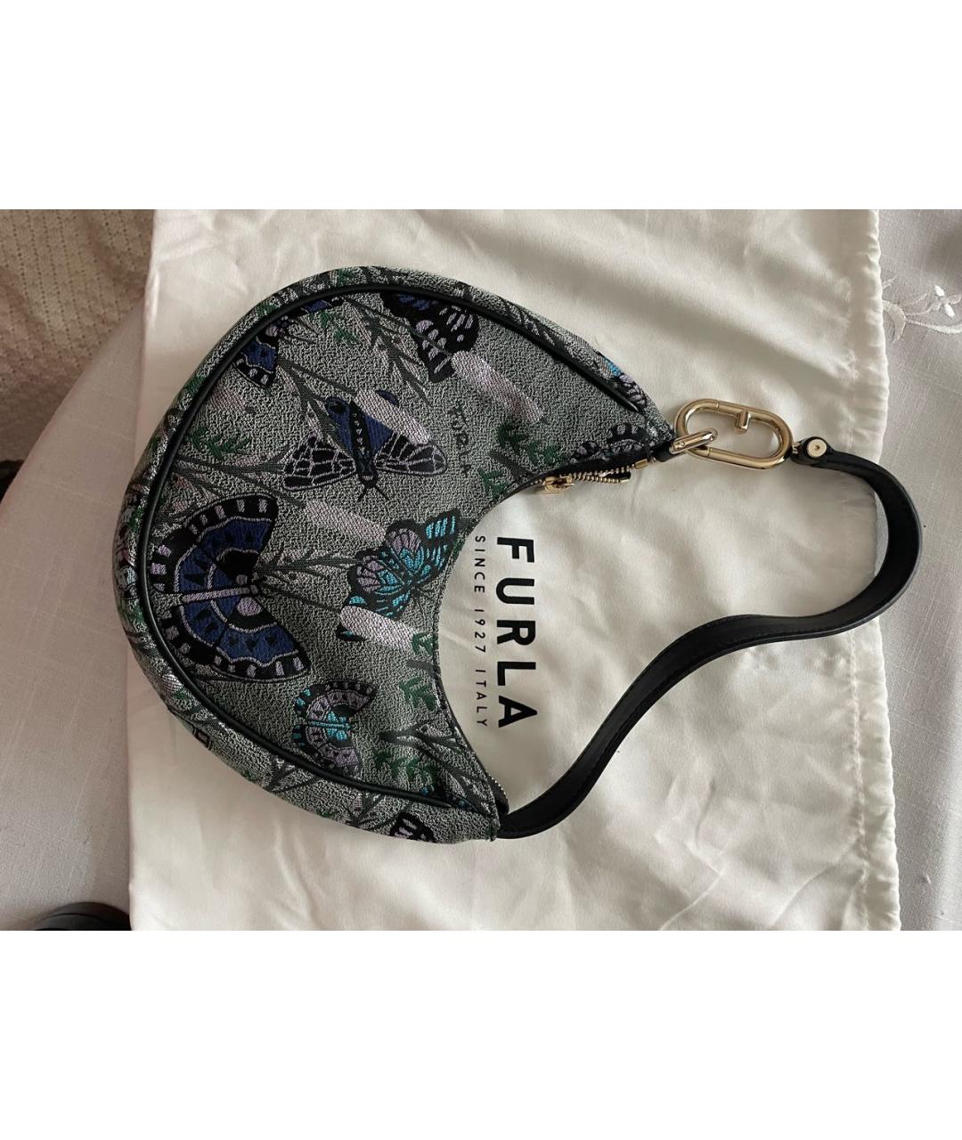 FURLA Мульти жаккардовая сумка с короткими ручками, фото 2