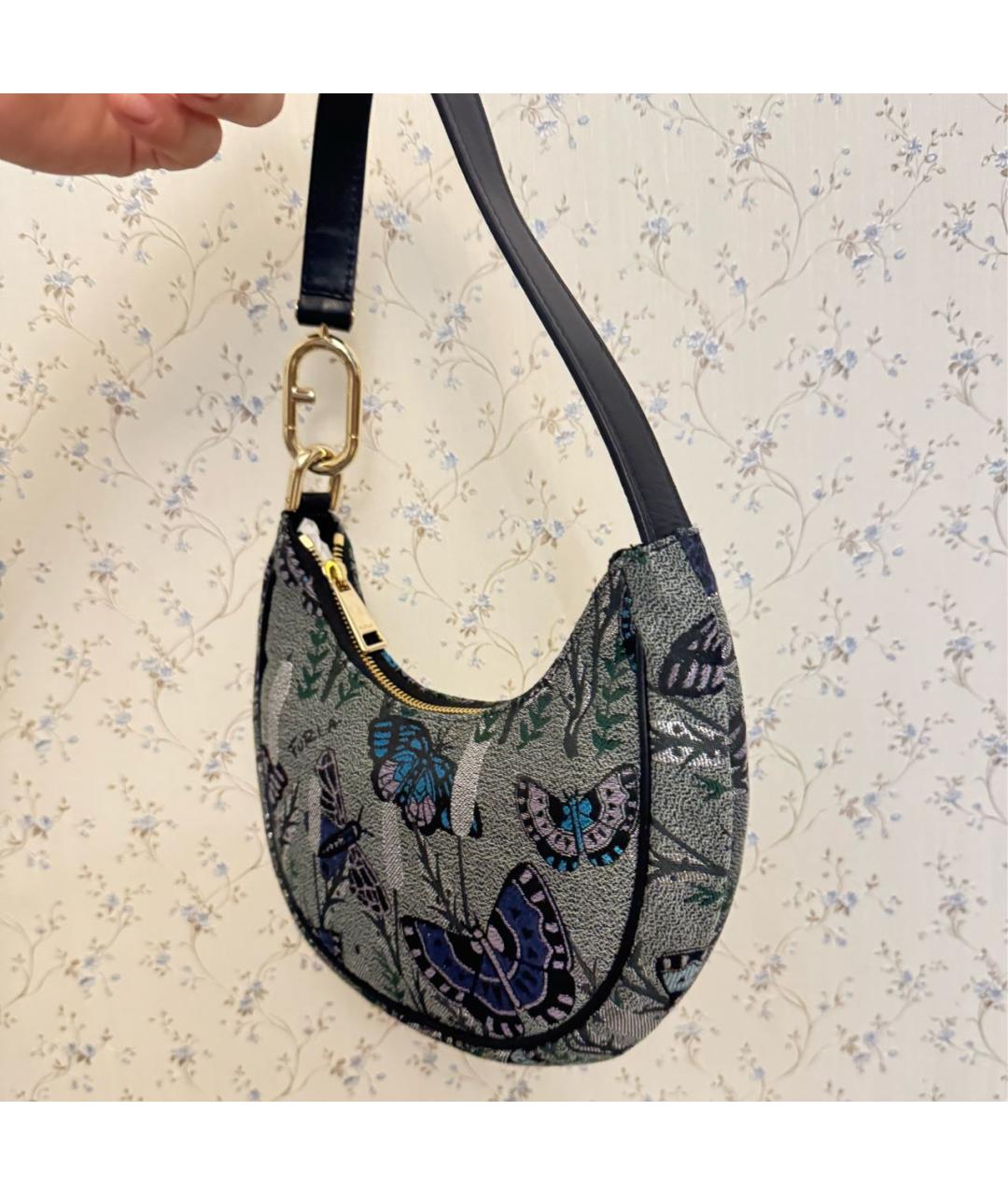 FURLA Мульти жаккардовая сумка с короткими ручками, фото 3