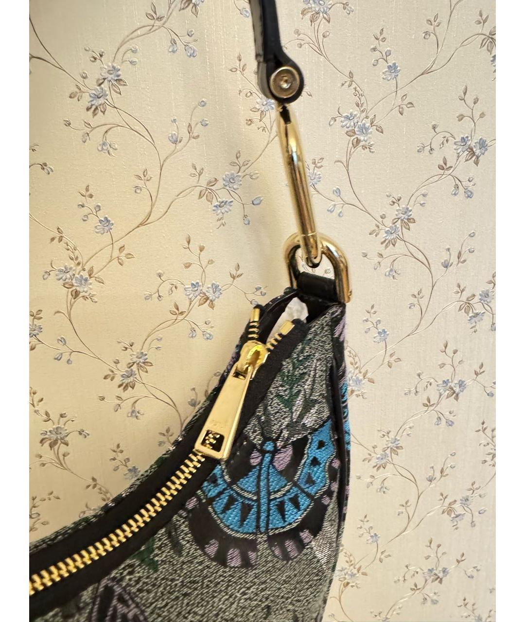 FURLA Мульти жаккардовая сумка с короткими ручками, фото 4