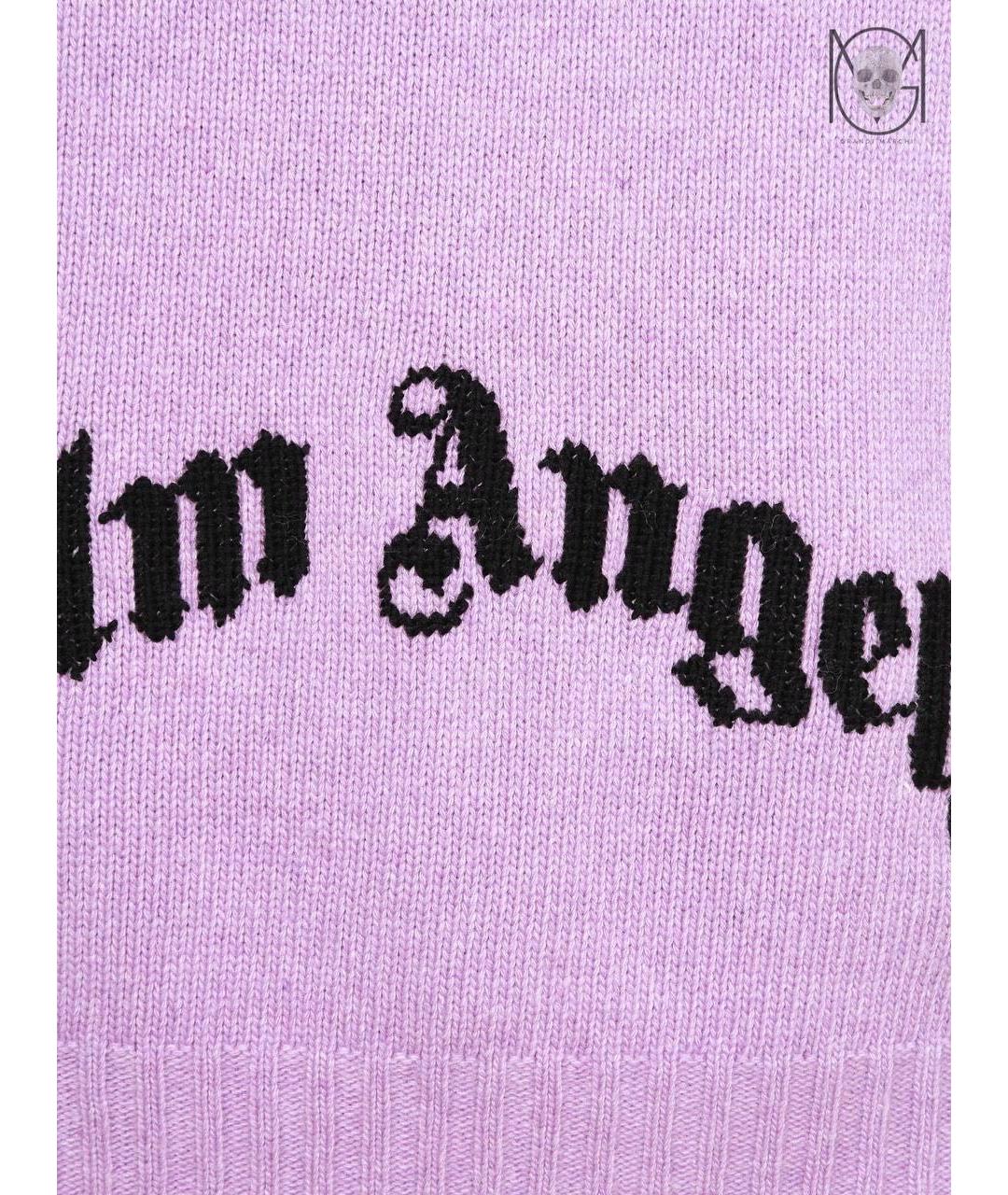 PALM ANGELS Фиолетовый джемпер / свитер, фото 8