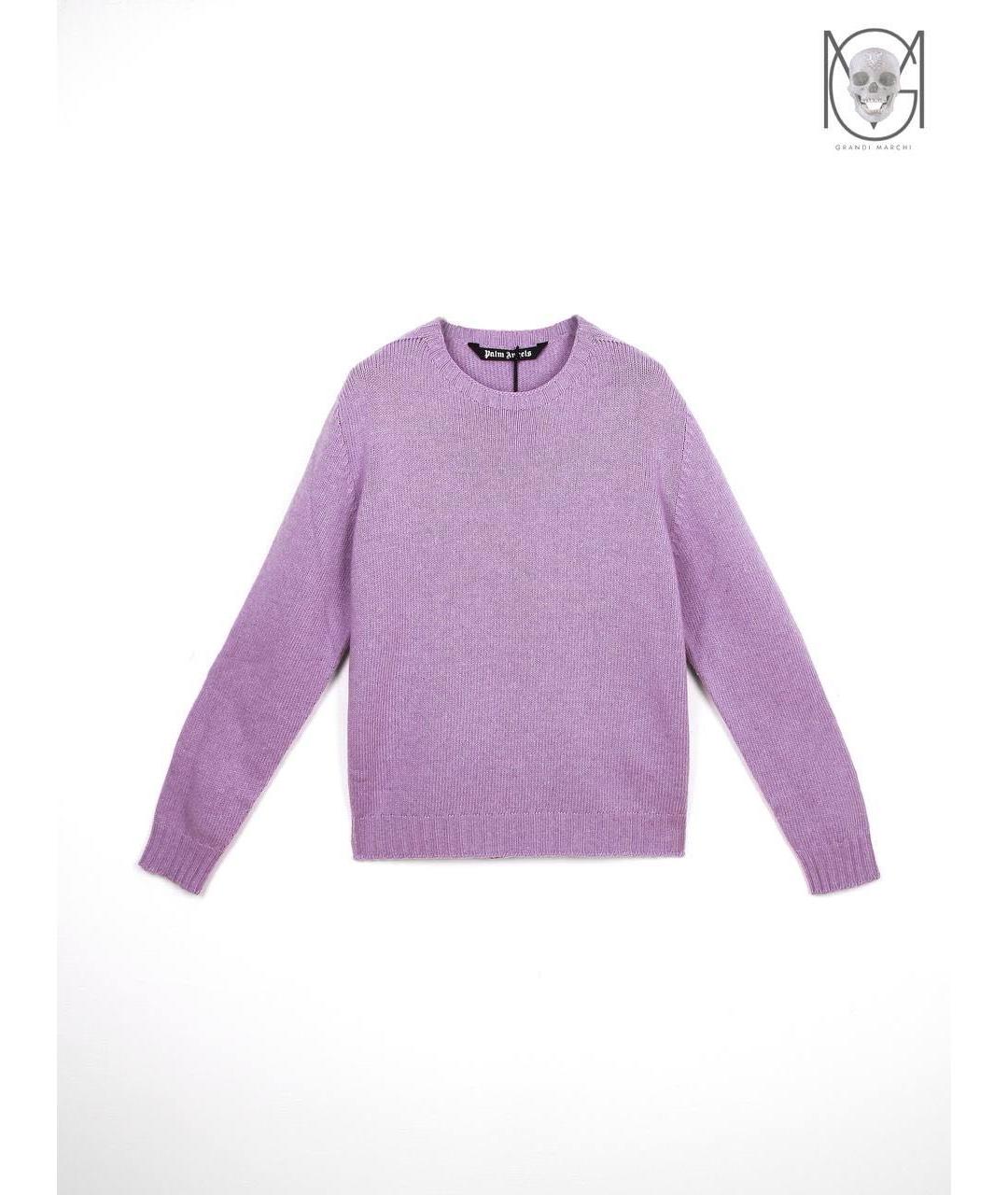 PALM ANGELS Фиолетовый джемпер / свитер, фото 9