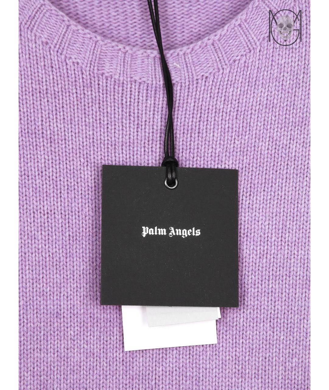 PALM ANGELS Фиолетовый джемпер / свитер, фото 3