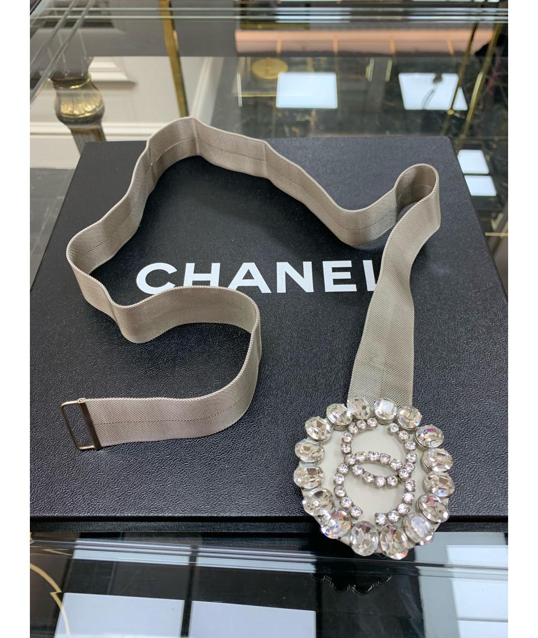 CHANEL Серебрянный ремень, фото 9