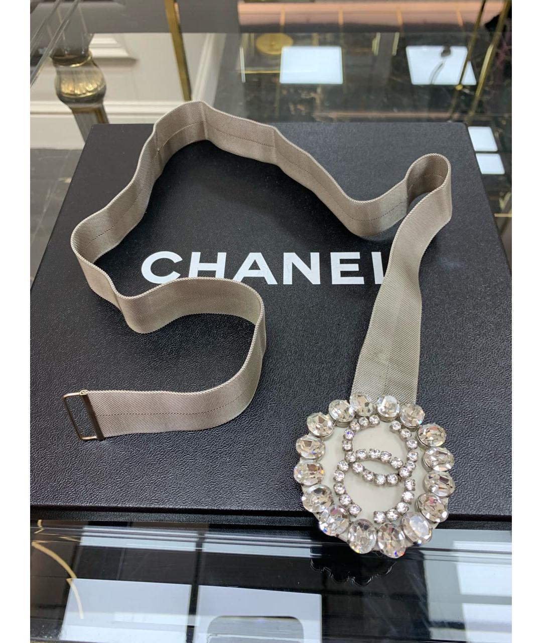 CHANEL Серебрянный ремень, фото 2