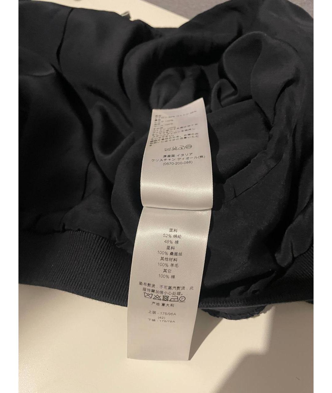 CHRISTIAN DIOR PRE-OWNED Черная шелковая куртка, фото 6