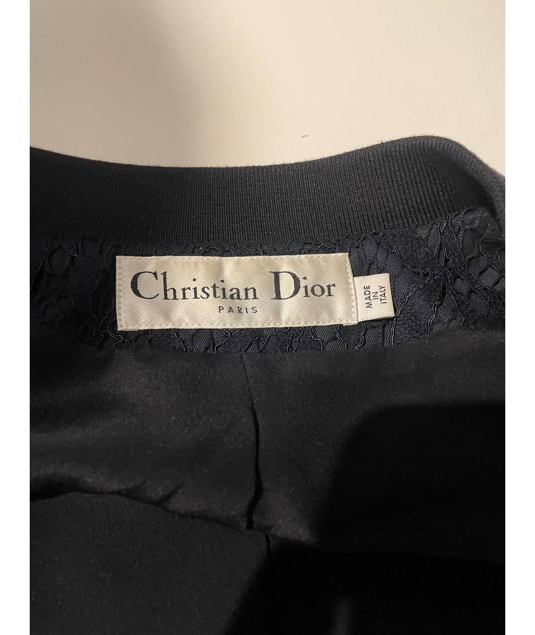 CHRISTIAN DIOR PRE-OWNED Черная шелковая куртка, фото 3