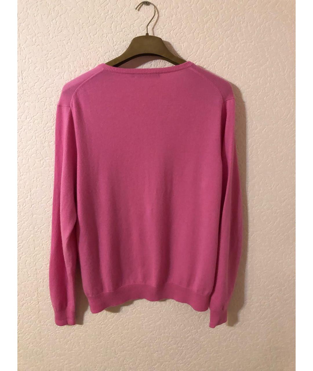 RALPH LAUREN Розовый кашемировый джемпер / свитер, фото 2