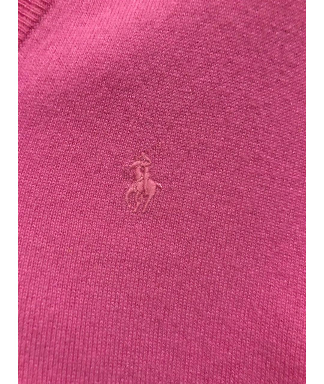 RALPH LAUREN Розовый кашемировый джемпер / свитер, фото 3
