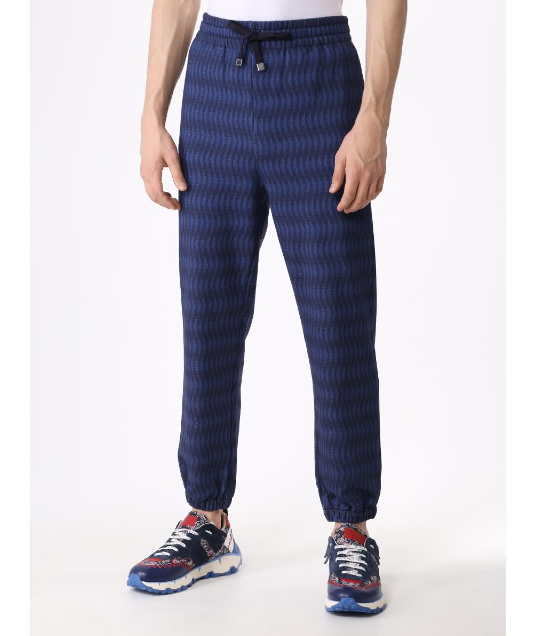 ETRO Синий повседневный костюм, фото 7