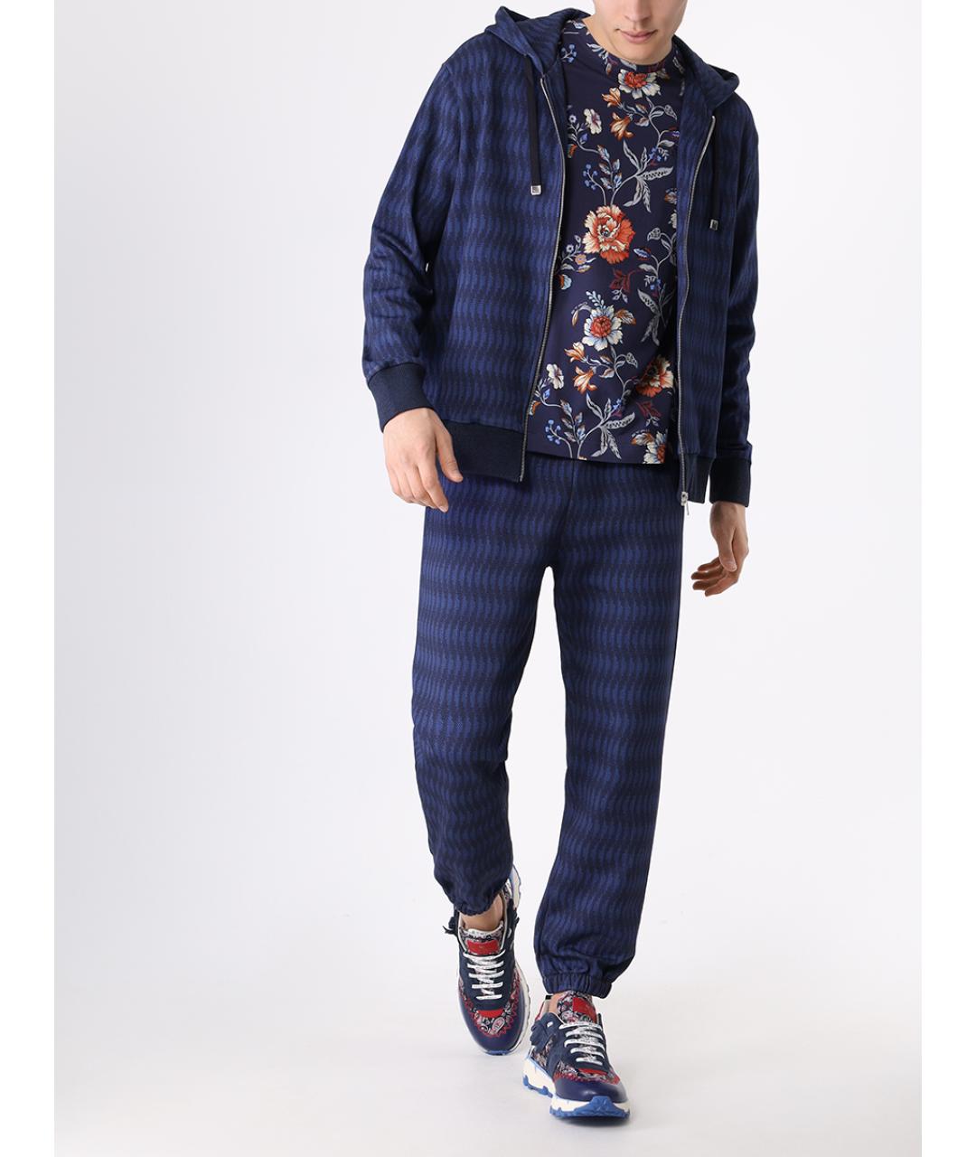 ETRO Синий повседневный костюм, фото 2
