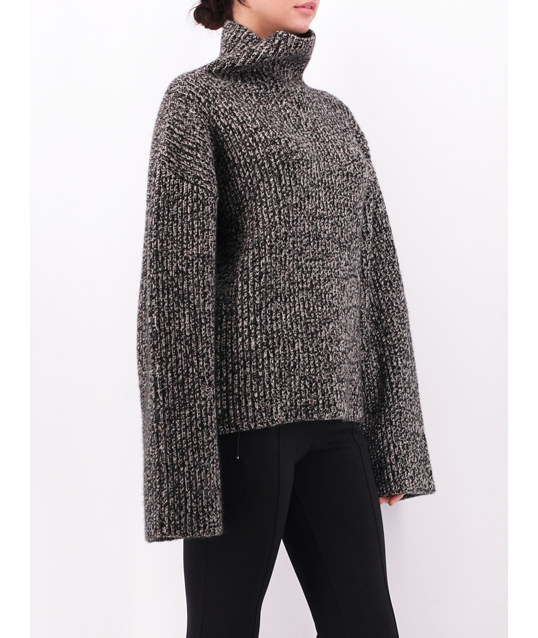 CELINE PRE-OWNED Серый кашемировый джемпер / свитер, фото 2