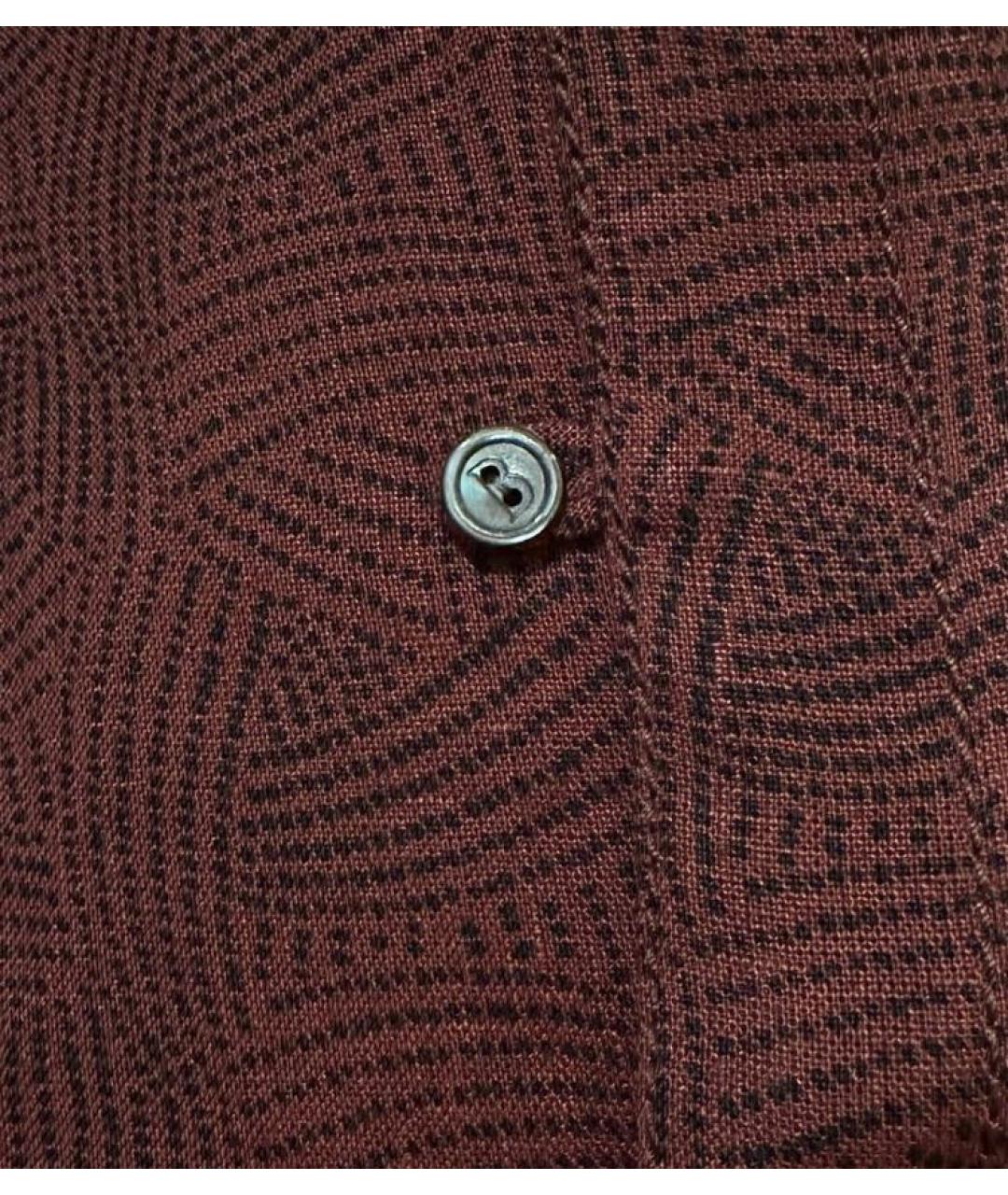 BERLUTI Бордовая кэжуал рубашка, фото 8
