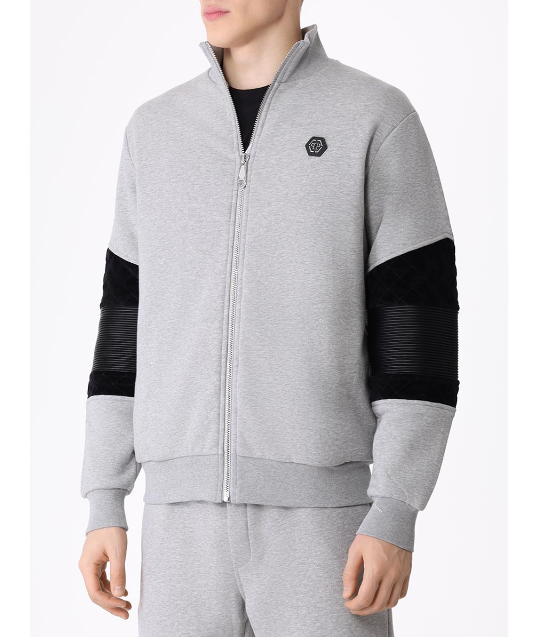 PHILIPP PLEIN Серый повседневный костюм, фото 4