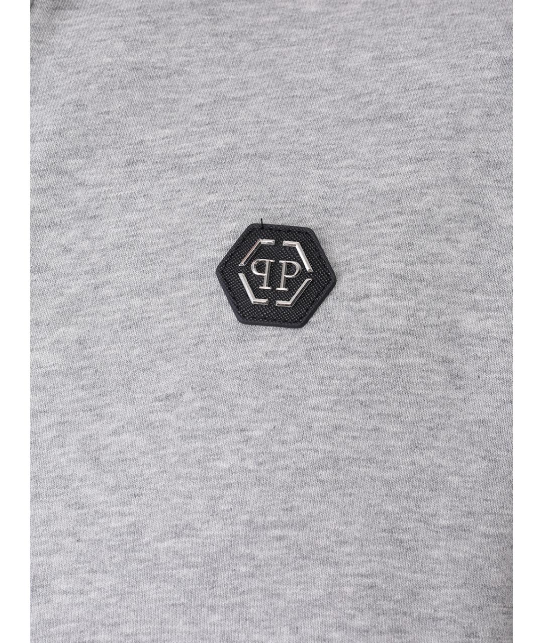 PHILIPP PLEIN Серый повседневный костюм, фото 5