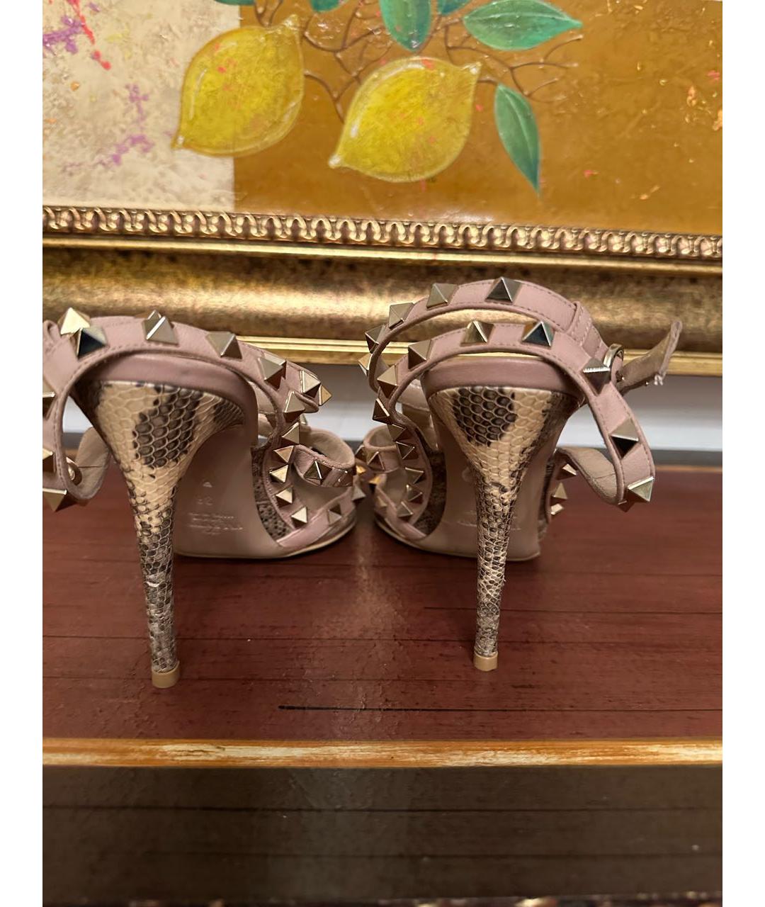 VALENTINO Мульти туфли из экзотической кожи, фото 3