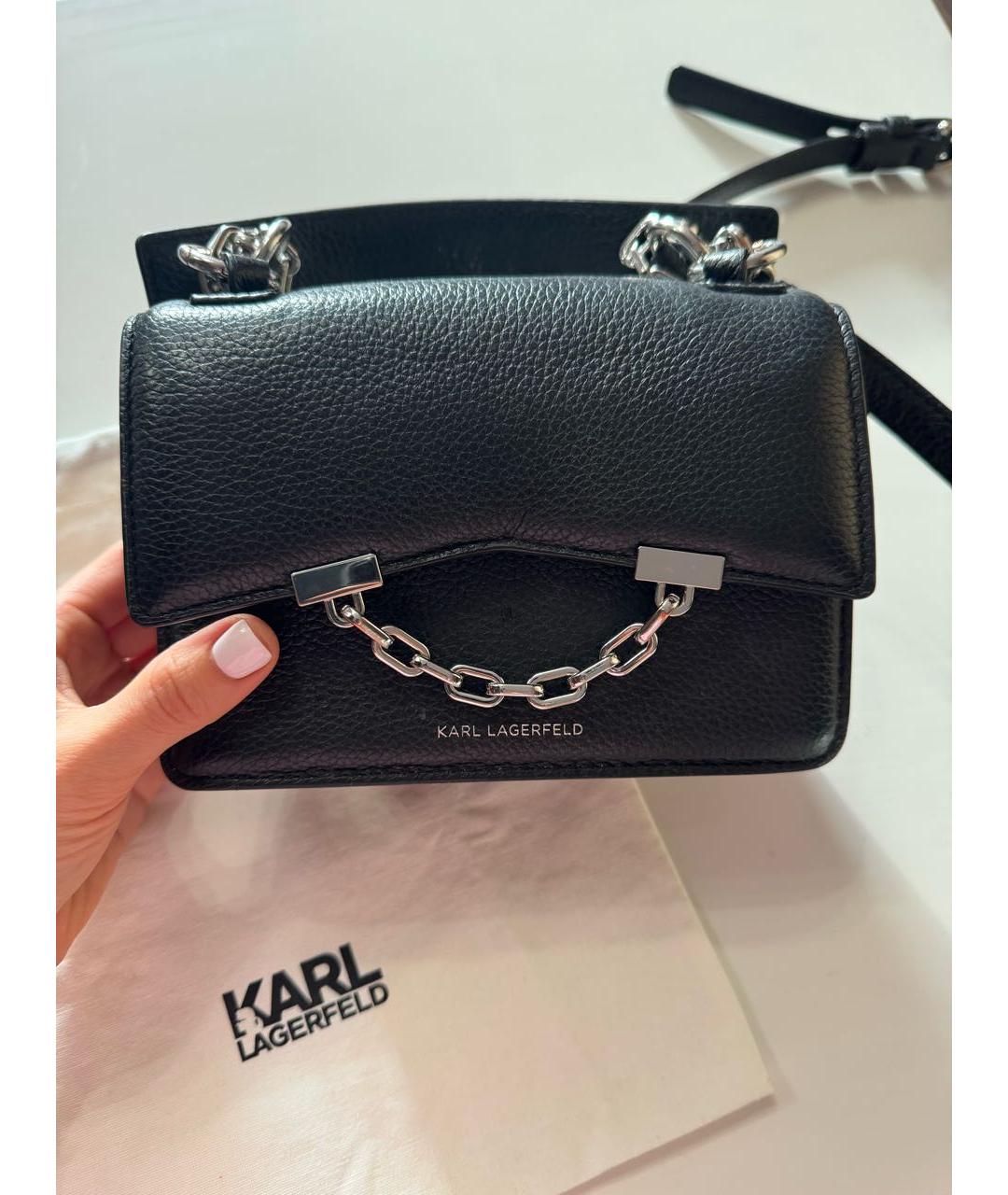 KARL LAGERFELD Черная сумка через плечо для женщин – купить в интернет ...
