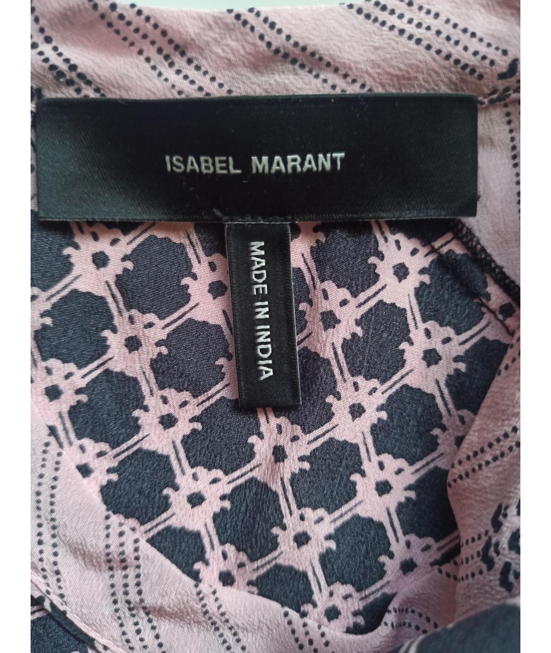 ISABEL MARANT Мульти шелковое повседневное платье, фото 4