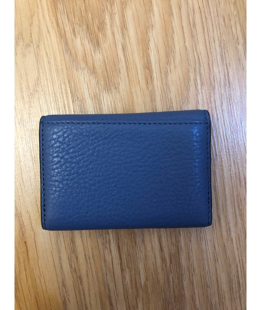 DKNY Голубой кожаный кошелек, фото 3