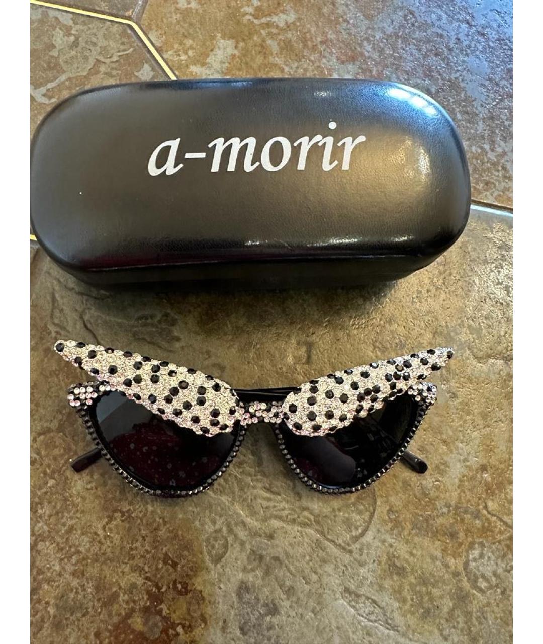 A-MORIR Черные пластиковые солнцезащитные очки, фото 4