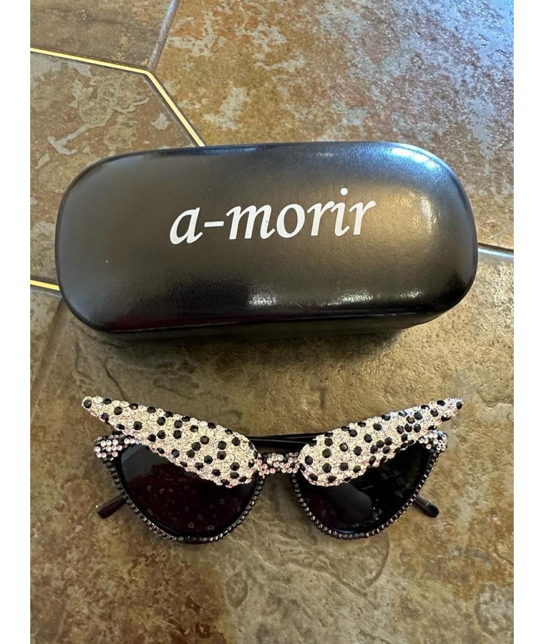 A-MORIR Черные пластиковые солнцезащитные очки, фото 5