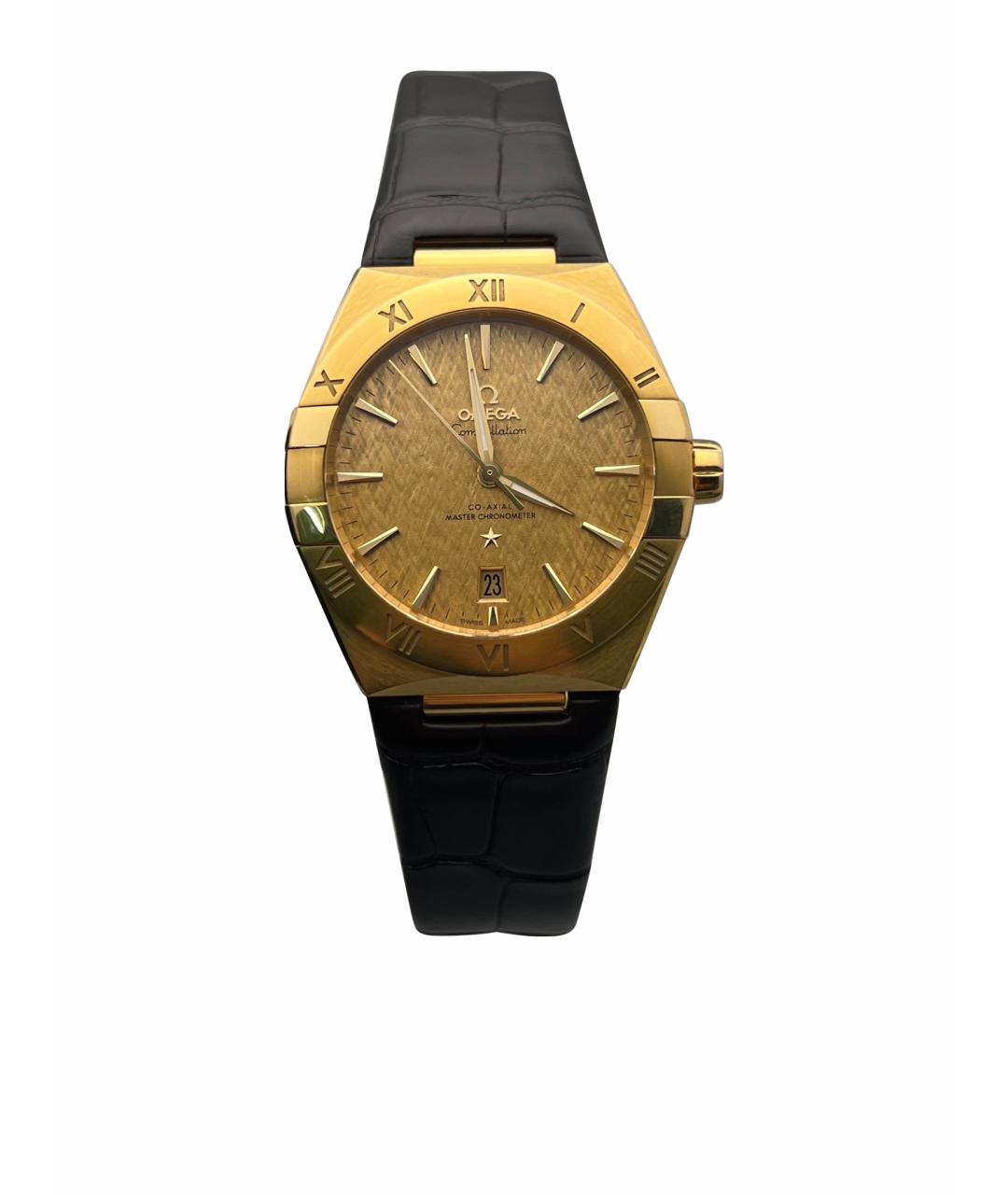 OMEGA Желтые часы из желтого золота, фото 1