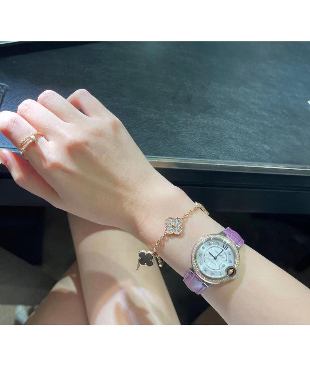VAN CLEEF & ARPELS Серый браслет из розового золота, фото 4