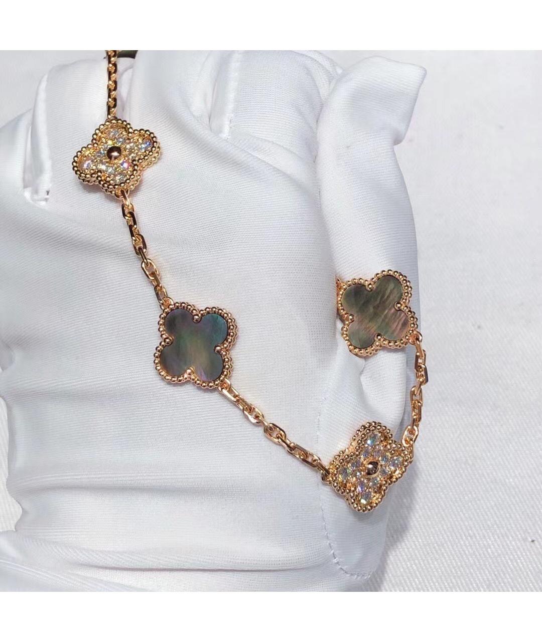 VAN CLEEF & ARPELS Серый браслет из розового золота, фото 3