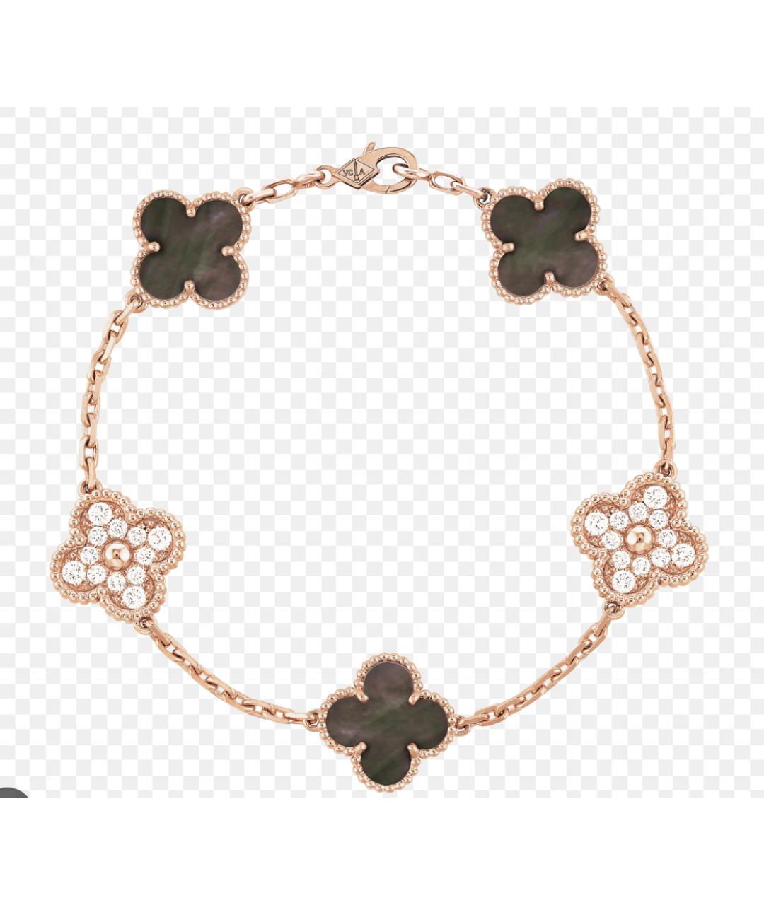 VAN CLEEF & ARPELS Серый браслет из розового золота, фото 5