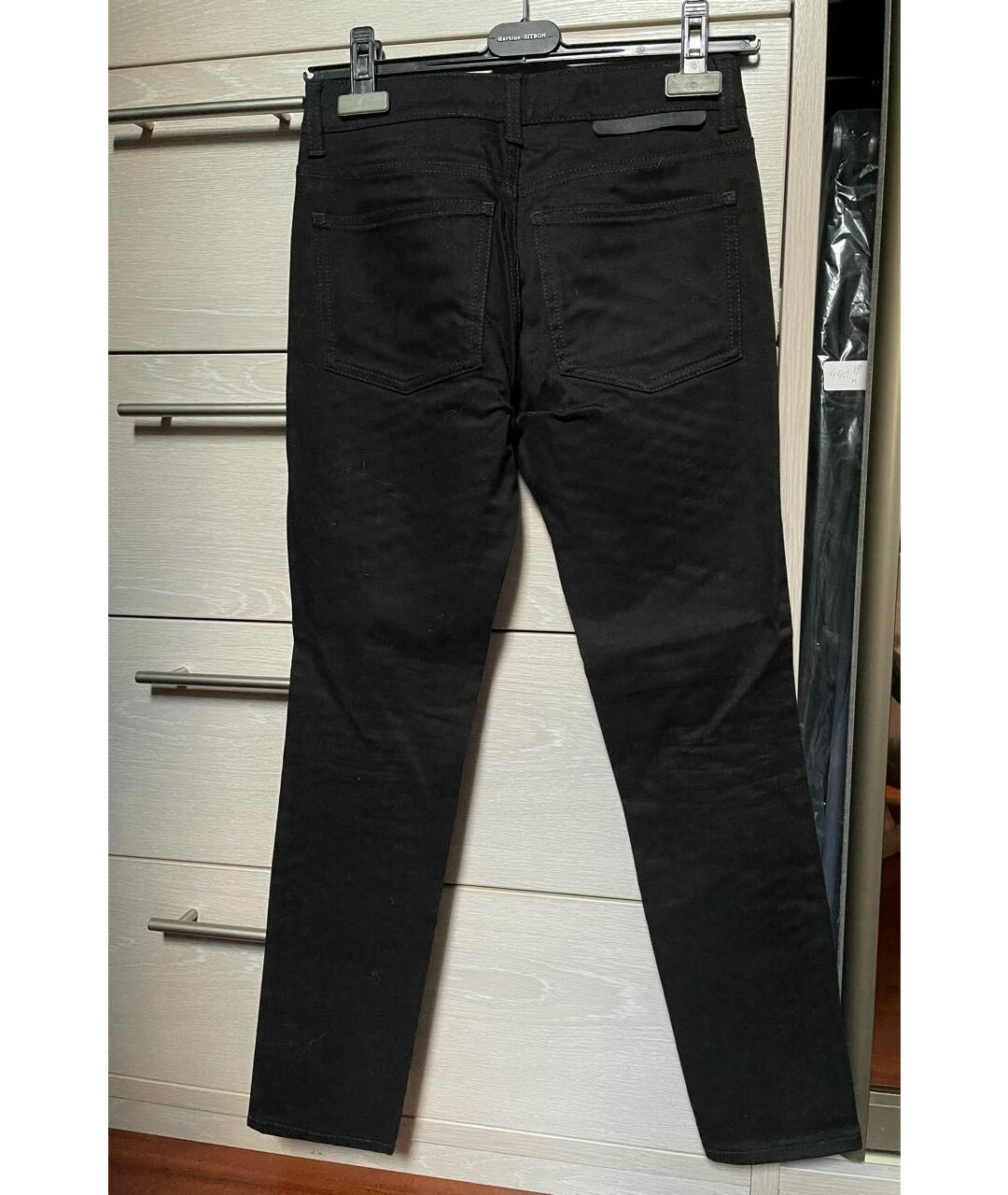 STELLA MCCARTNEY Черные хлопковые джинсы слим, фото 2