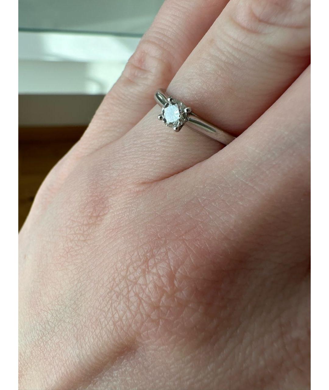 CARTIER Белое платиновое кольцо, фото 6