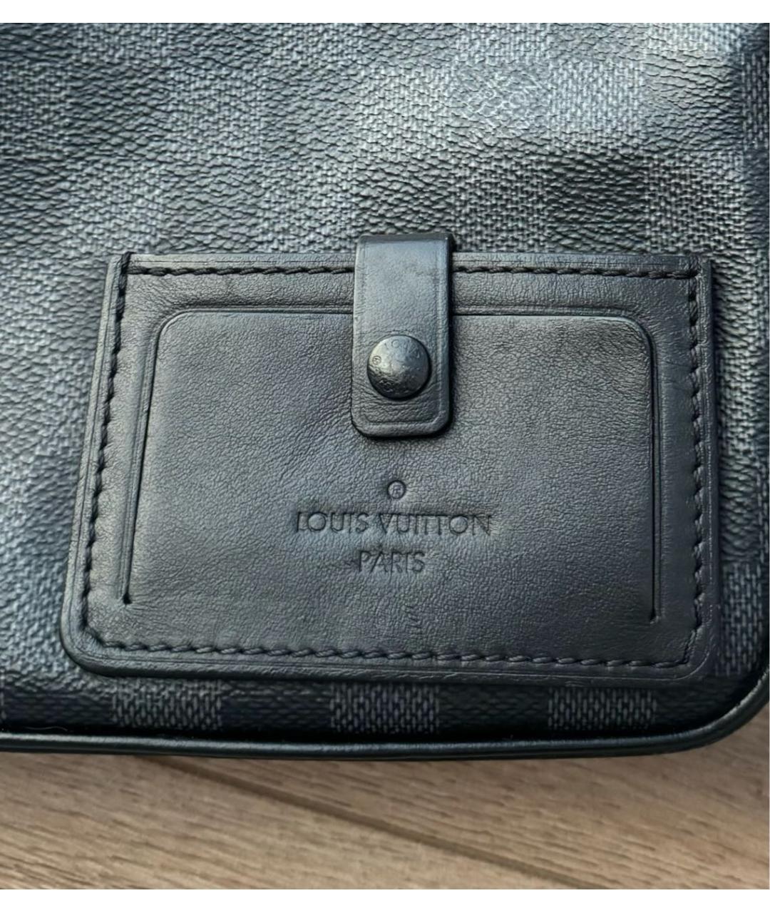 LOUIS VUITTON PRE-OWNED Серая сумка на плечо, фото 7