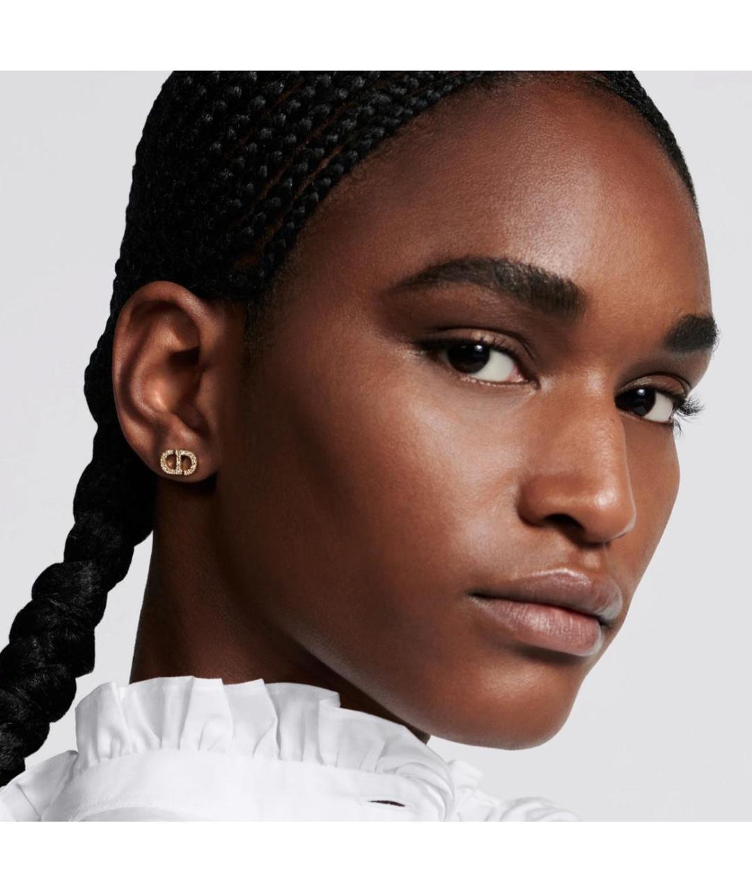 CHRISTIAN DIOR Золотые серьги, фото 5