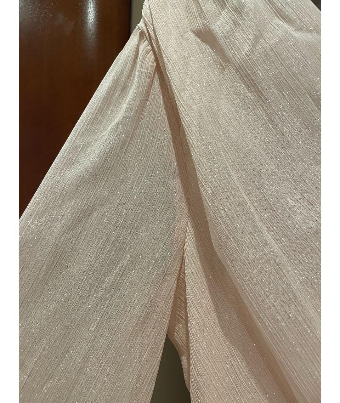 SANDRO Бежевое полиэстеровое повседневное платье, фото 6
