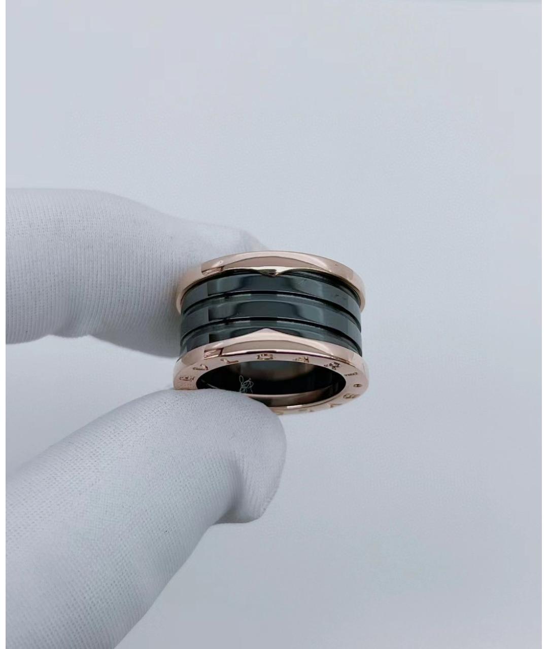 BVLGARI Черное керамическое кольцо, фото 4