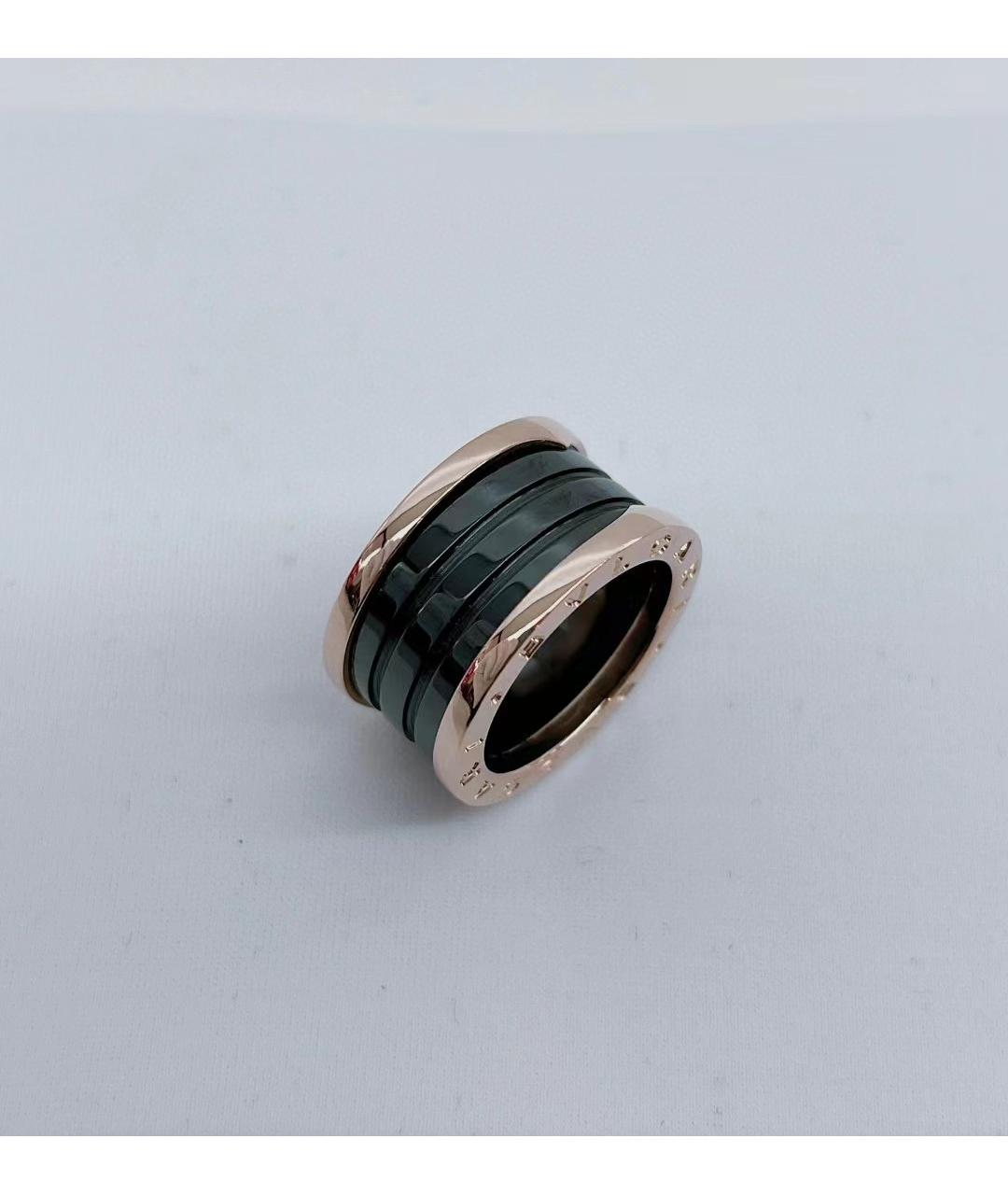 BVLGARI Черное керамическое кольцо, фото 8