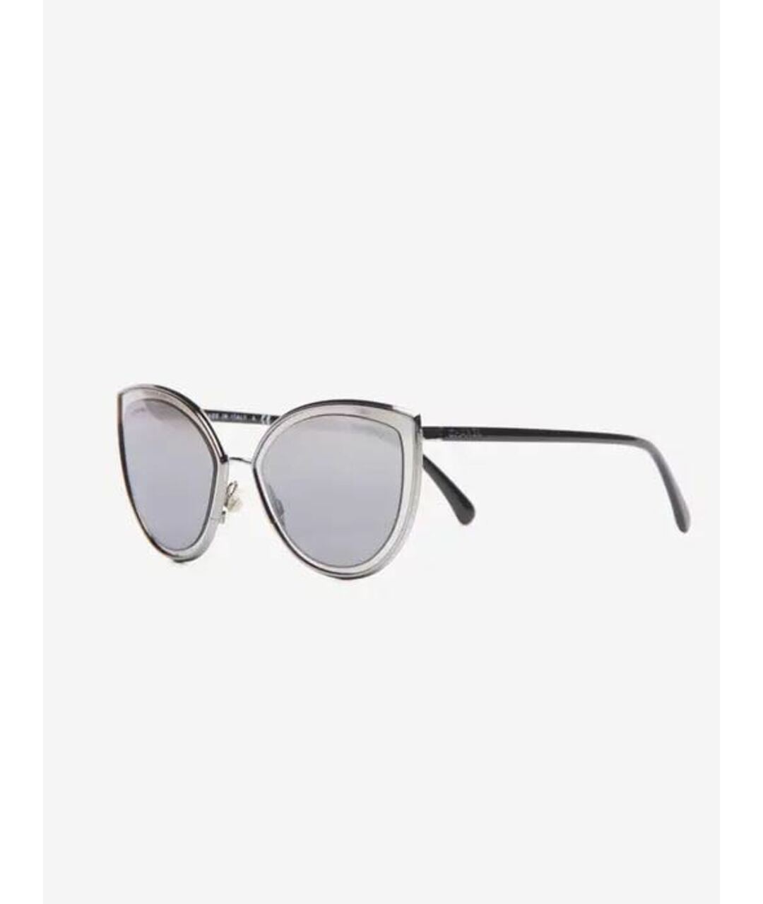 CHANEL PRE-OWNED Серебряные металлические солнцезащитные очки, фото 3