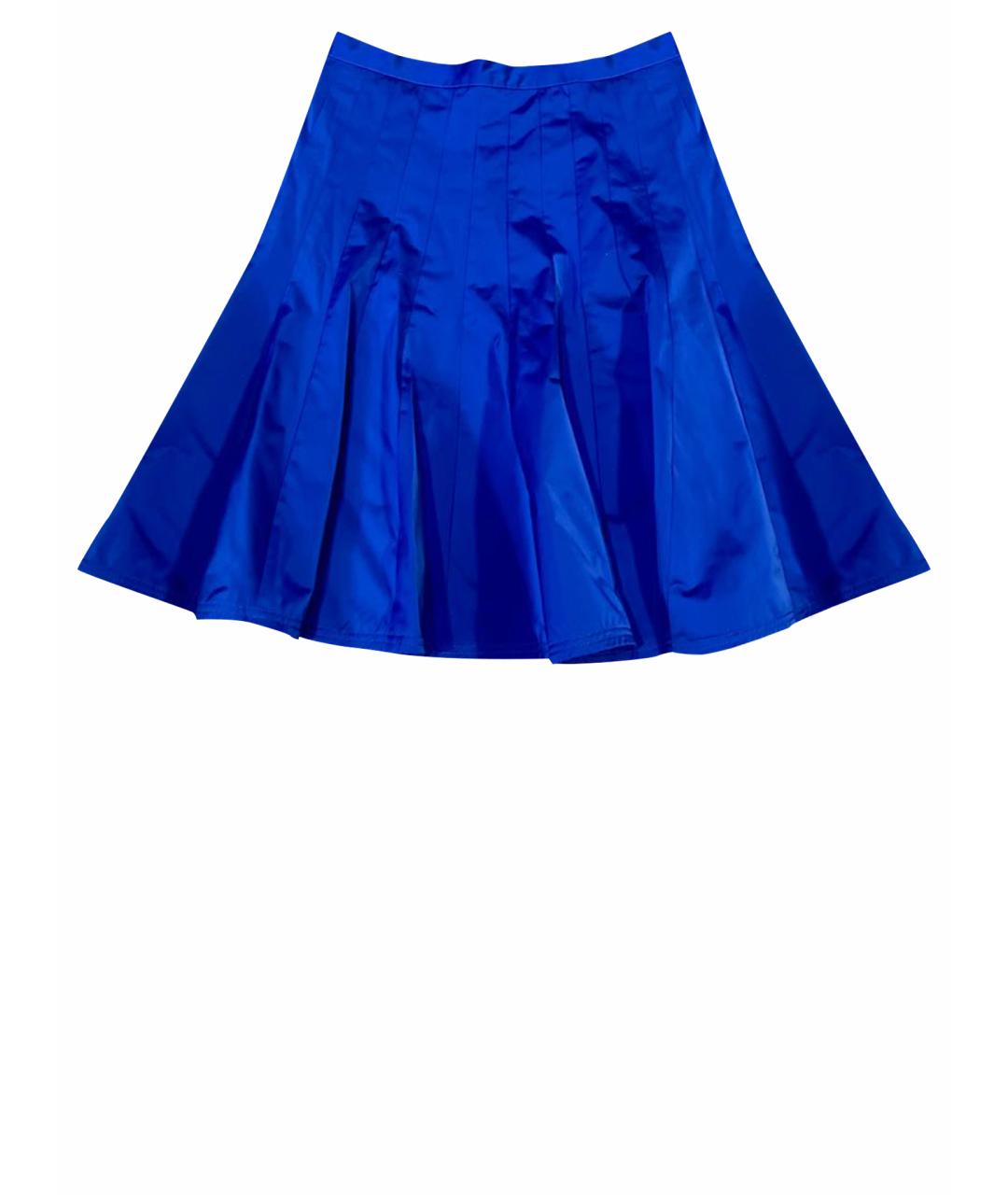 MARC BY MARC JACOBS Синяя полиэстеровая юбка мини, фото 1