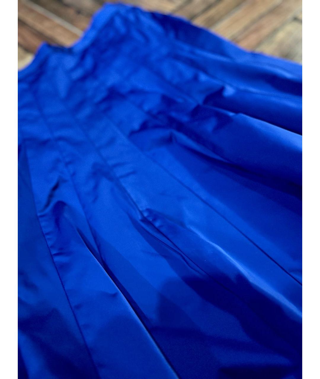 MARC BY MARC JACOBS Синяя полиэстеровая юбка мини, фото 2