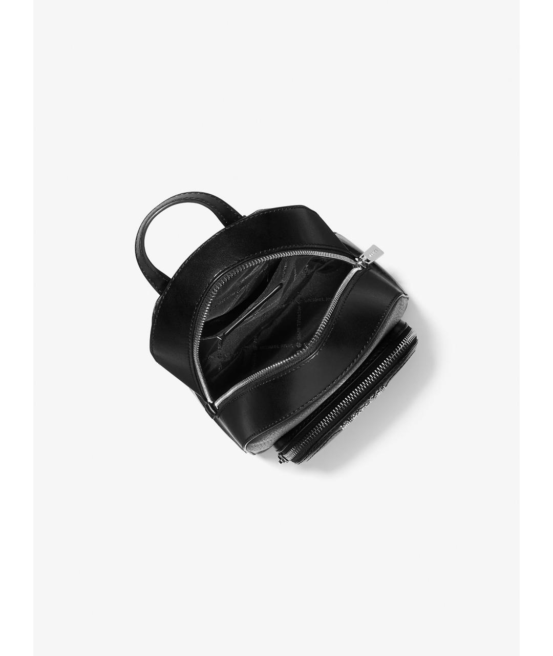 MICHAEL KORS Черный кожаный рюкзак, фото 3