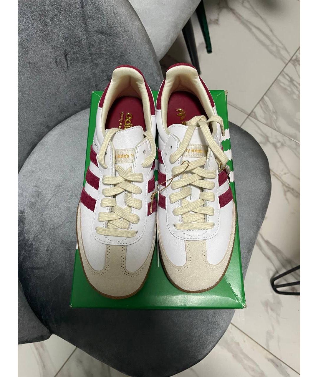 SPORTY AND RICH Белые кожаные кроссовки, фото 2