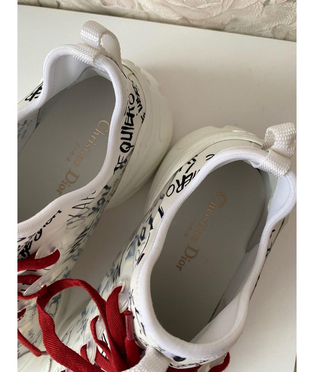 CHRISTIAN DIOR Белые кроссовки, фото 4