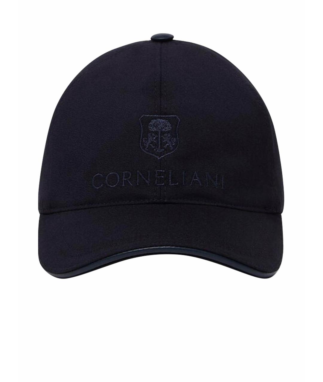 CORNELIANI Темно-синяя кепка/бейсболка, фото 1