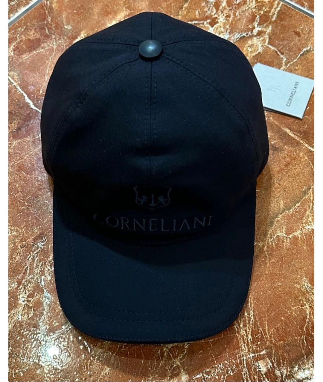 CORNELIANI Темно-синяя кепка/бейсболка, фото 2