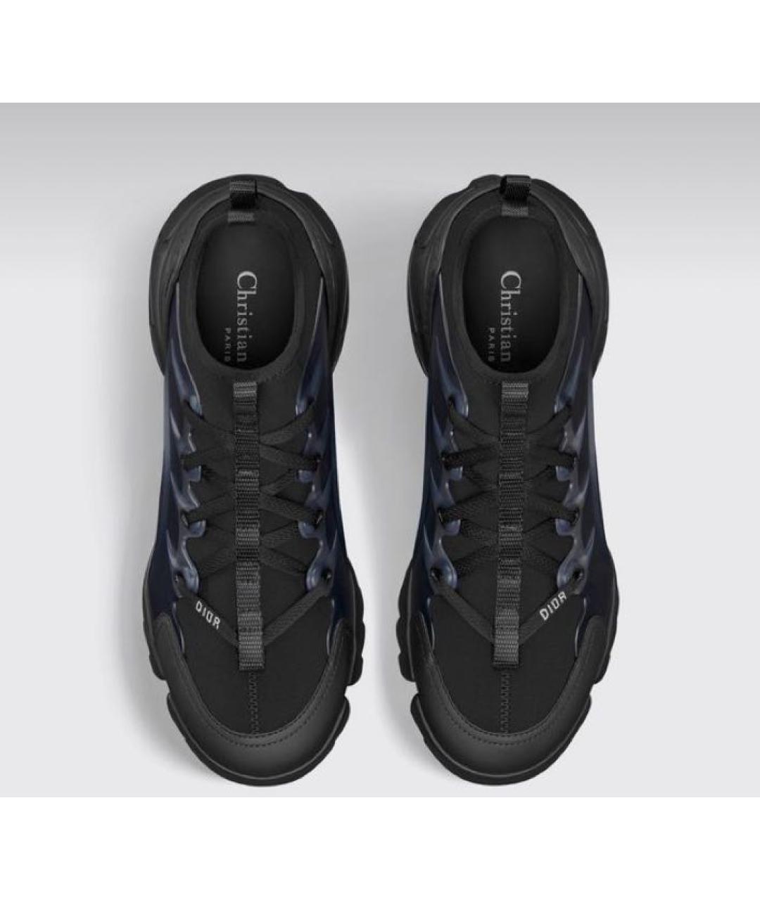 CHRISTIAN DIOR Черные неопреновые кроссовки, фото 2