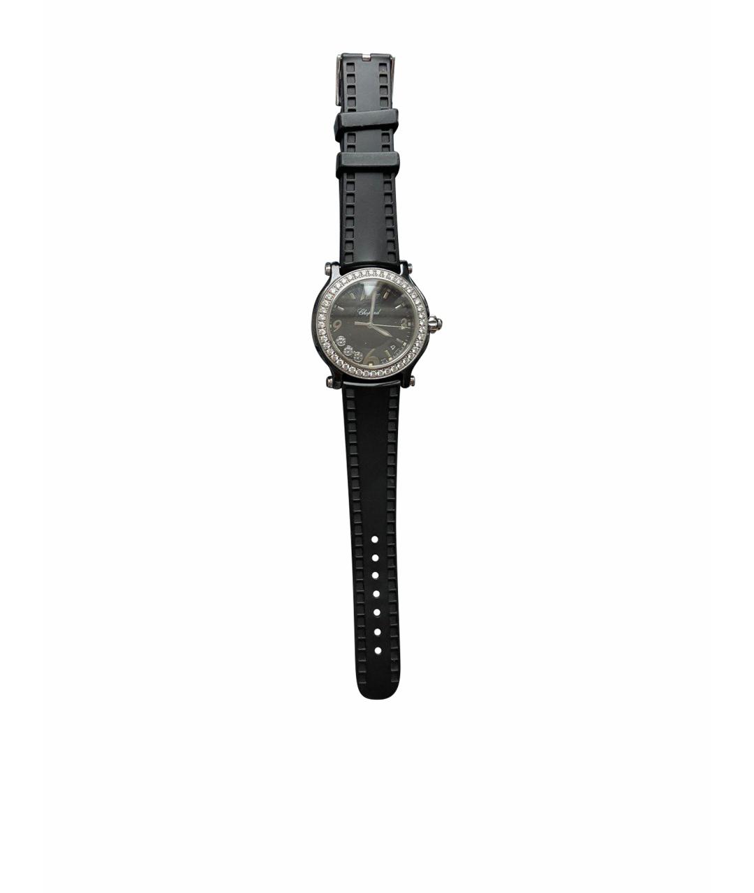 CHOPARD Черные платиновые часы, фото 1