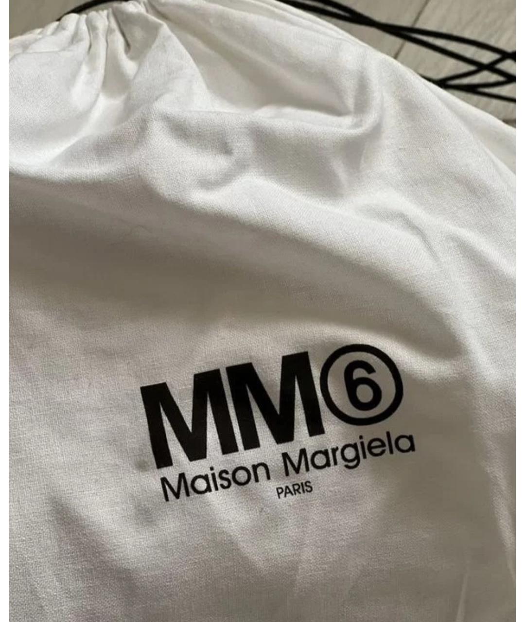MM6 MAISON MARGIELA Белые текстильные ботильоны, фото 7